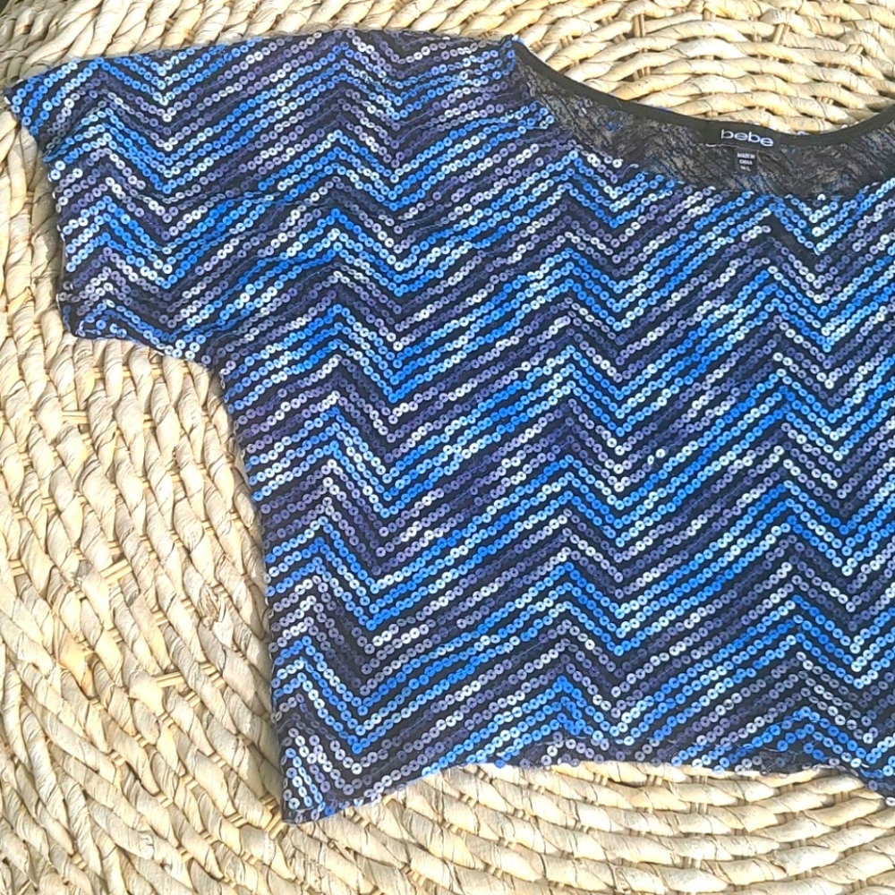 Sequin Bebe Top - image 2